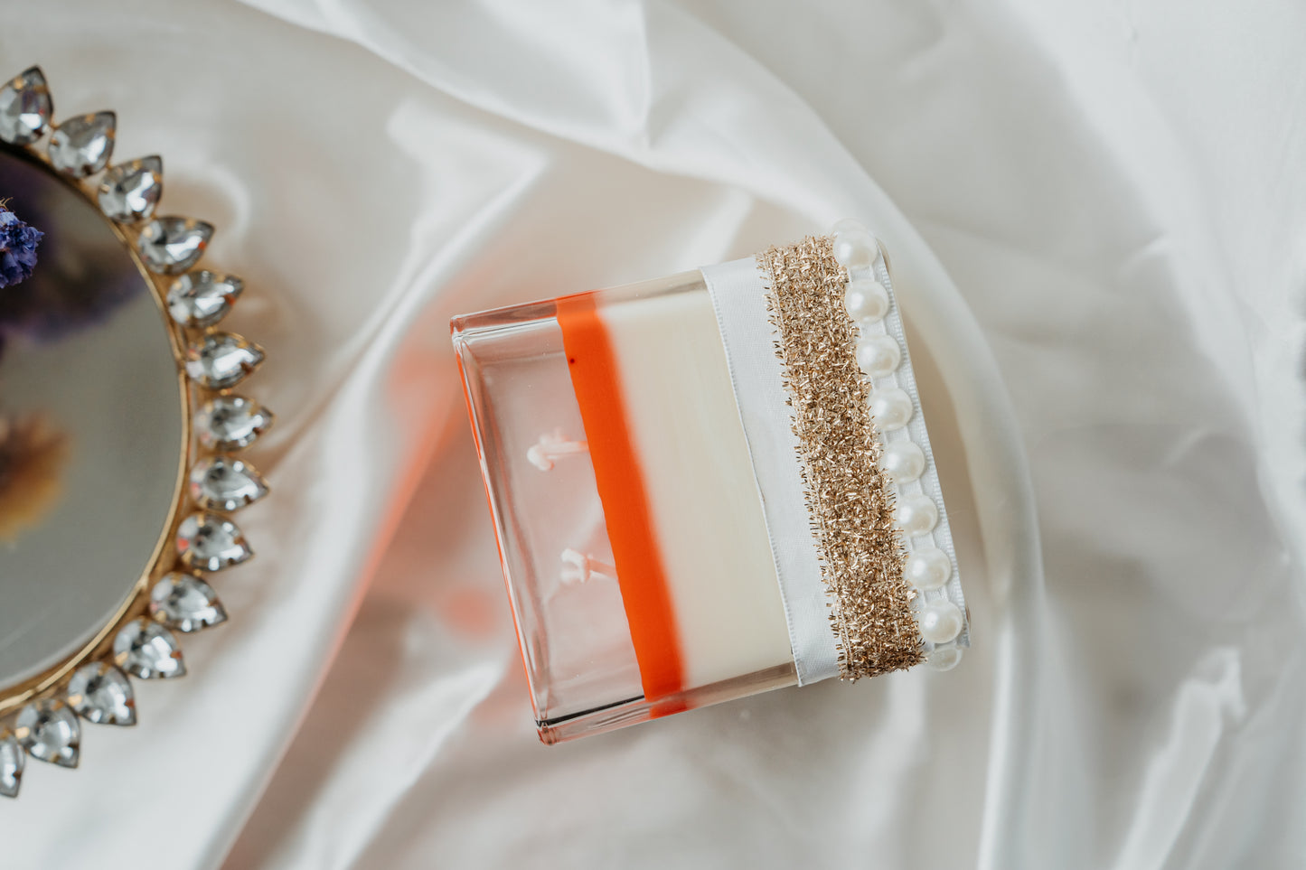 Saffron Radiance 4 Wick Candle - Premium Hand-Poured Soy Wax
