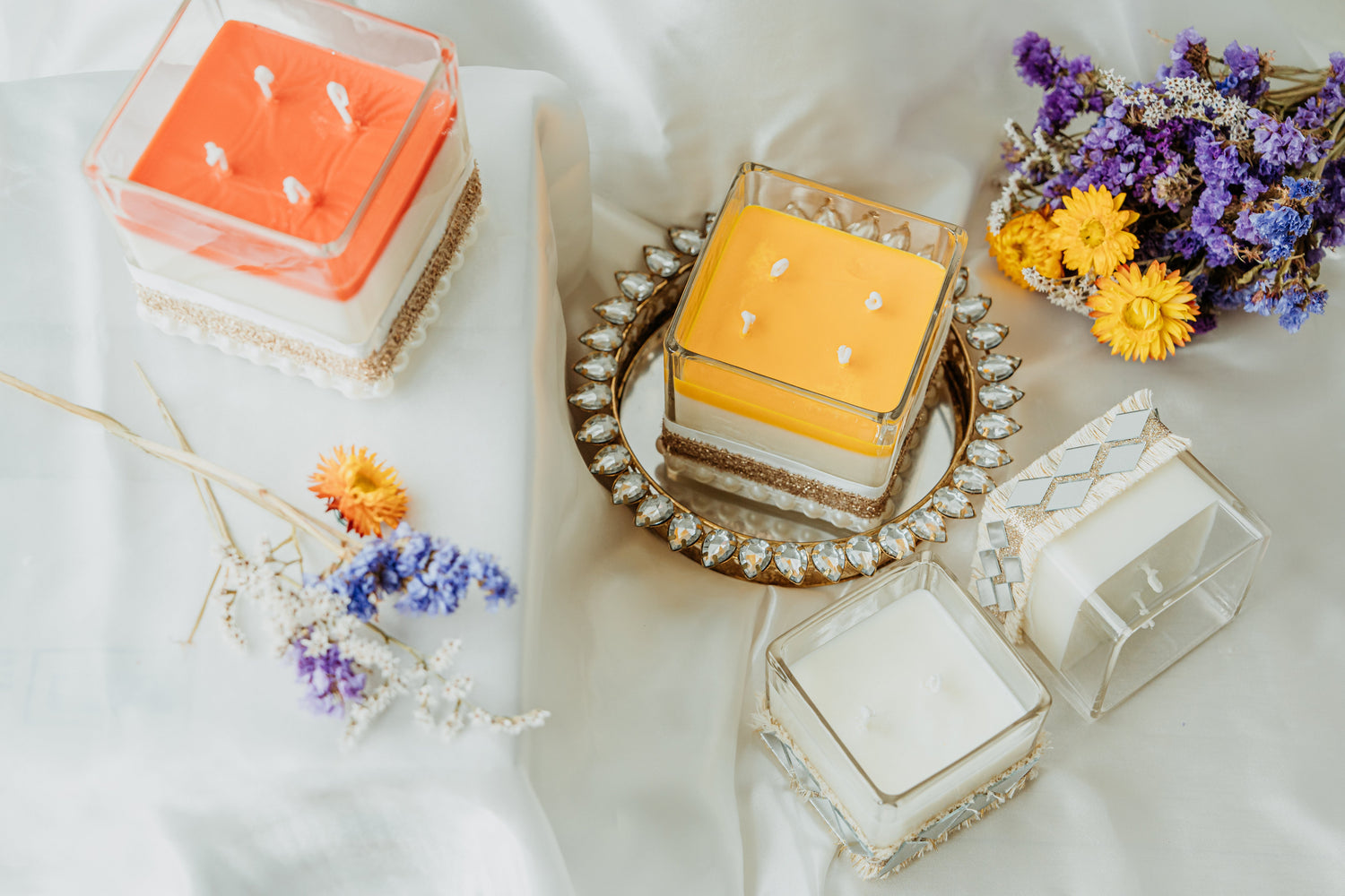 Radiant Celebrations Candle Collection | Handcrafted Luxury by Agnee
